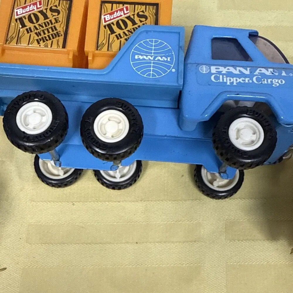 Buddy L Pressed Steel Brute Pink Merry Go Round Truck 4909 Pan Am Cargo Monkey - Picture 16 of 16